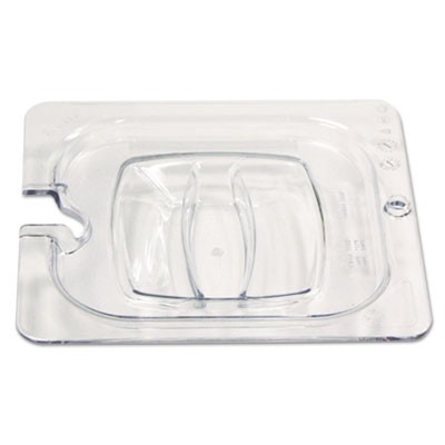 Cold Food Pan Covers, Polycarbonate, Clear, 6 3/8x6 7/8