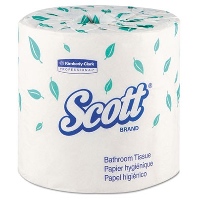 Tissue Toilet 4.5x4 2Ply White Scott 605SHT/RL 80/CS