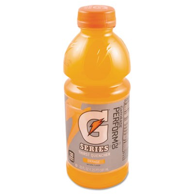 Sports Drink, Orange, 20 oz. Plastic Bottles, 24/Carton