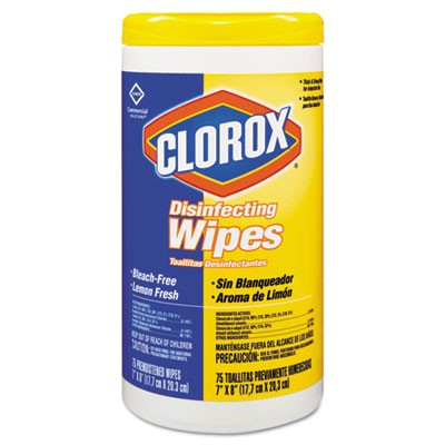 Wipe Clorox Disinfecting Lemon Scent 75 wipes 6/CS