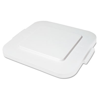 SpaceSaver Square Container Lids, Polyethylene, White, 11.3x10.5