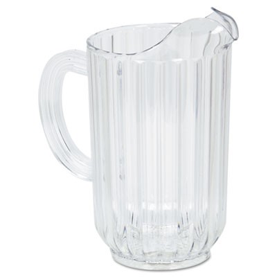 Bouncer Plastic Pitcher, 48 oz, Clear, Polycarbonate