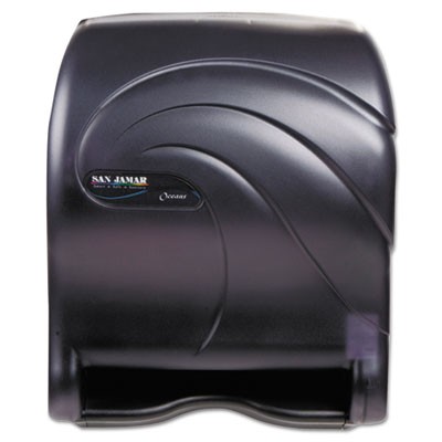 Oceans Smart Essence Electronic Towel Dispenser,14.4hx11.8wx9.1d, Black, Plastic