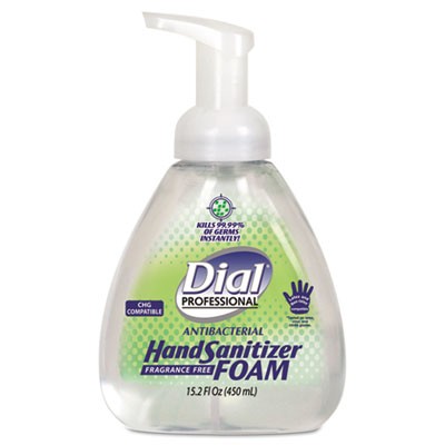 Antibacterial Hand Sanitizer Foam, Neutral Scent, 450mL Pump Bottle