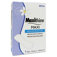 Maxithins Sanitary Napkins #4 Individually Boxed 250/CS