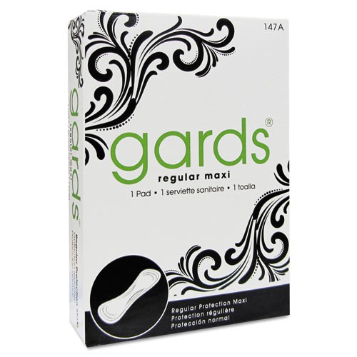 #4 Gards Maxi Pads, Folded Pad, Individually Boxed