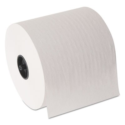 Hardwound Roll Paper Towel, Nonperforated, 7" x 1000 ft, White