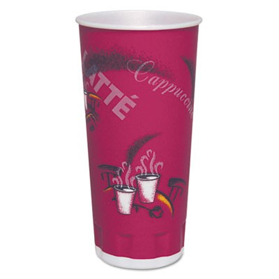 Trophy Plus Dual Temperature Cups, 24 oz, Bistro Design