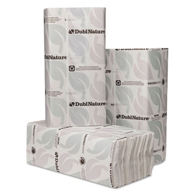 Dubl-Nature Folded Towels, 10 1/8x13, White, C-Fold