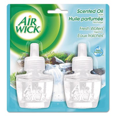 Scented Oil Refill, Fresh Waters, 0.67 oz, 2/Pack