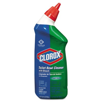 Cleaner 24oz Toilet Bowl Clorox Bleach w/Angled Neck