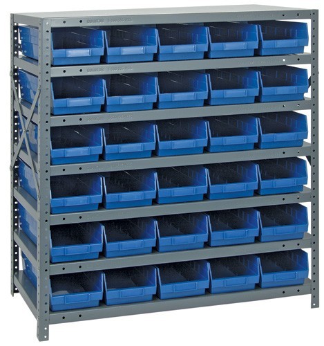 Shelf Bin Systems 18" x 36" x 39" Blue