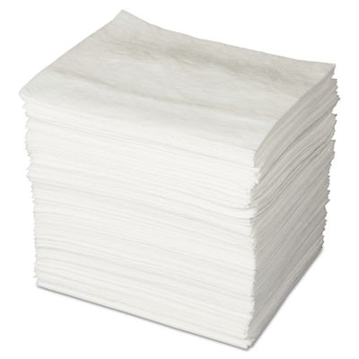 ENV MAXX Enhanced Oil-Only Sorbent Pads, .16gal, 15w x 19l, White