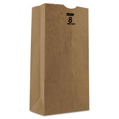 Kraft Paper Bags, Heavy Duty, Brown, 8 lb