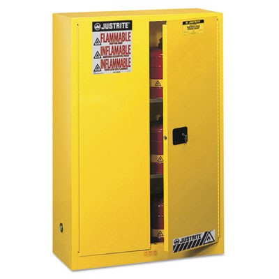 Sure-Grip EX Standard Safety Cabinet, 43w x 18d x 65h, Yellow