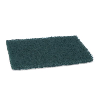 Heavy Duty Scouring Pad, 6"" x 9"", Green