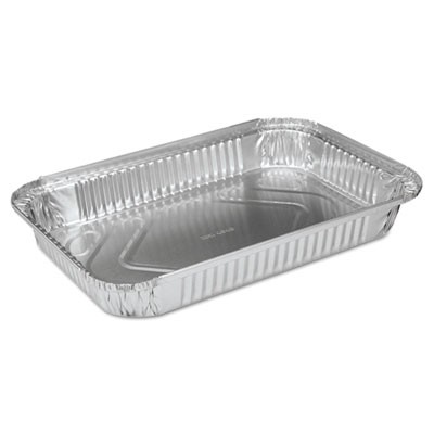 Aluminum Roasting Container, #4 Duck Pan, 12 1/8" x 8 1/8" x 1 1/2"