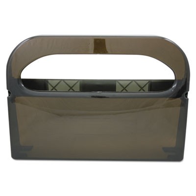 Health Gards Half-Fold Toilet Seat Cover Dispenser, Smoke, 16wx3-1/4dx11-1/