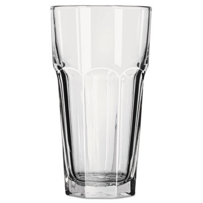 Gibraltar Glass Tumblers, 22 oz, Clear, Iced Tea Glass