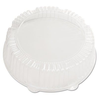 Caterline Dome Lids, Plastic, 12" Diameter x 2-3/4"High, Clear