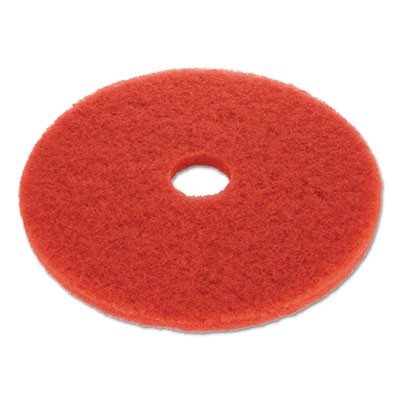 Floor Buffing Pad, 19", Red