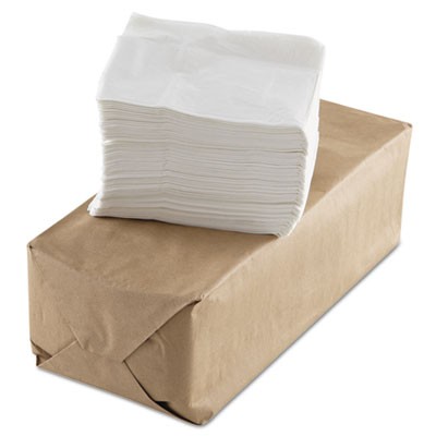 Tall-Fold Napkins, 1-Ply, White, Paper