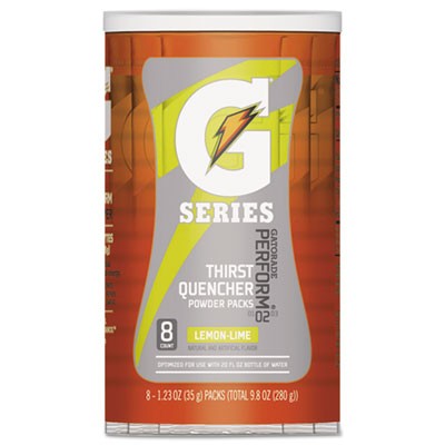 Thirst Quencher Powder Drink Mix, Lemon-Lime, 1.34oz Stick, Makes 20oz Drink