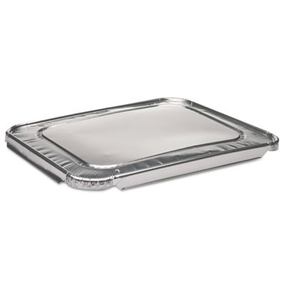 1/2-Size Aluminum Steam-Pan Lids, 10 7/16w x 12 13/16d