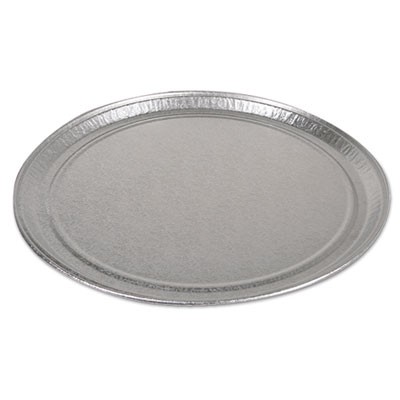 CaterWare Deluxe Embossed Flat Aluminum Trays, 1-Comp, 18dia