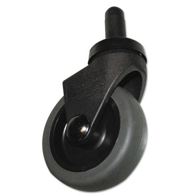 Executive Quiet Caster for WaveBrake™ Mopping Systems, Dark Gray, 3" Casters
