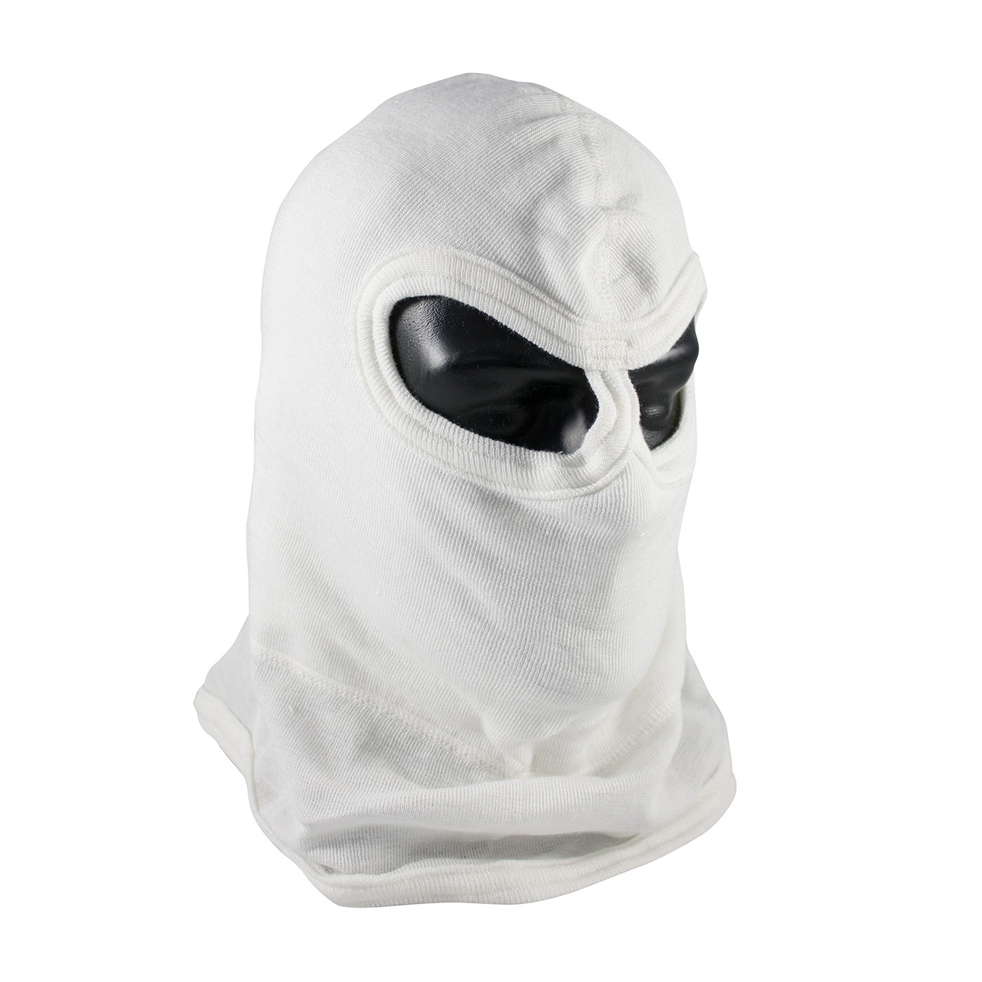 Nomex Hood w/ Bib, Eye Only Coverage, Double Layer, White, OSFM