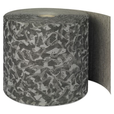 Battlemat Heavy-Roll Sorbent Pads, 25gal, 15"" x 150ft, Industrial Camoufla