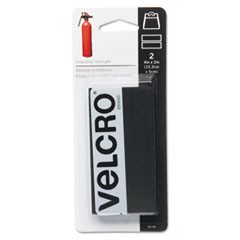 Velcro Hook and Loop Fastener Tape Roll 2"x4" Black