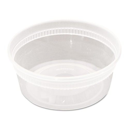 DELItainers, 1-Comp, Clear, 8oz, 4 11/20dia x 1 4/5h