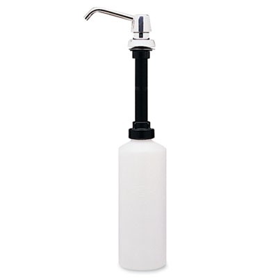 Soap Dispenser 34oz Lavatory Mount Chrome Pump BOB822