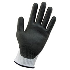 Glove ANSI G60 Level 2 Cut-Resistant 240mm Size 8 White/Black 12/PR