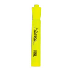 Highlighter Chisel Tip Fluorescent Yellow 12/PKG