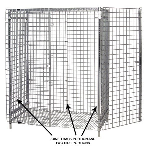 Security Enclosure Panels 36" x 24" x 60"