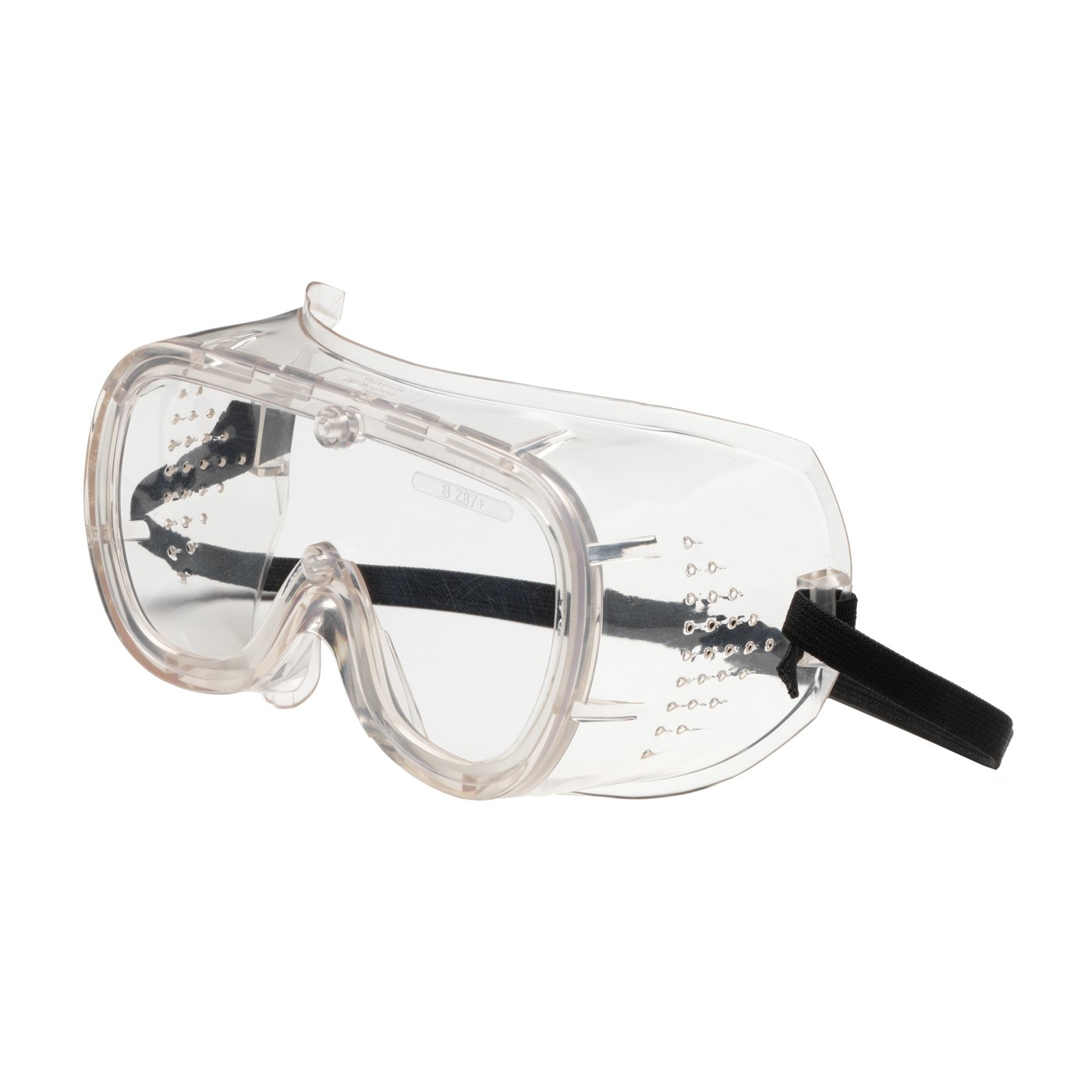 Basic-DV Goggle, Clr Lens, Clr PVC Frm, Elastic Strap, OTG, AS