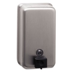 Dispenser Soap Surface Mounted 40oz. Stainless Steel 1