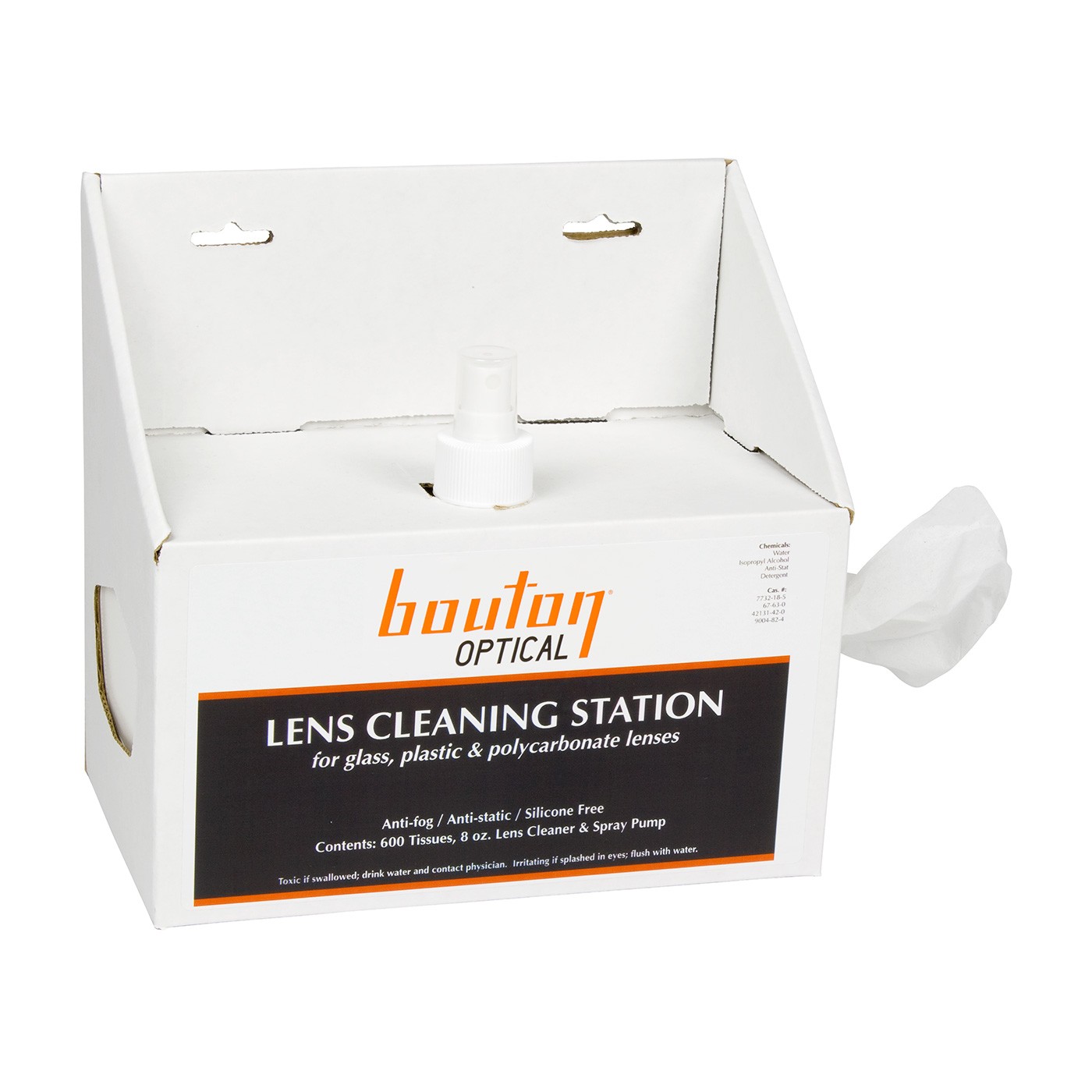 Lens Cleaning Station 8 oz Spray 600 Tissue/Disp 8/CS