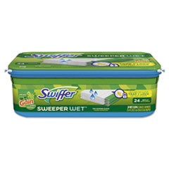 Mop Refill 8x10 Pre-Wet White "Swiffer" Gain Scent 24/PKG 6/CS