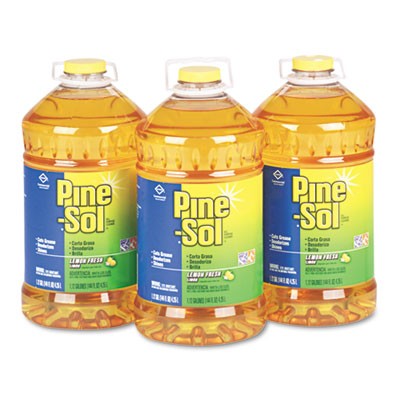 Cleaner Pine Sol Liquid Lemon Fresh 80oz/BTL 3/CS