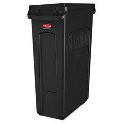 Container Recycling Slim Jim 23 Gallon Black