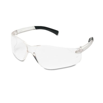 BearKat Safety Glasses Wraparound Black Frame/Clear Lens 12/BX