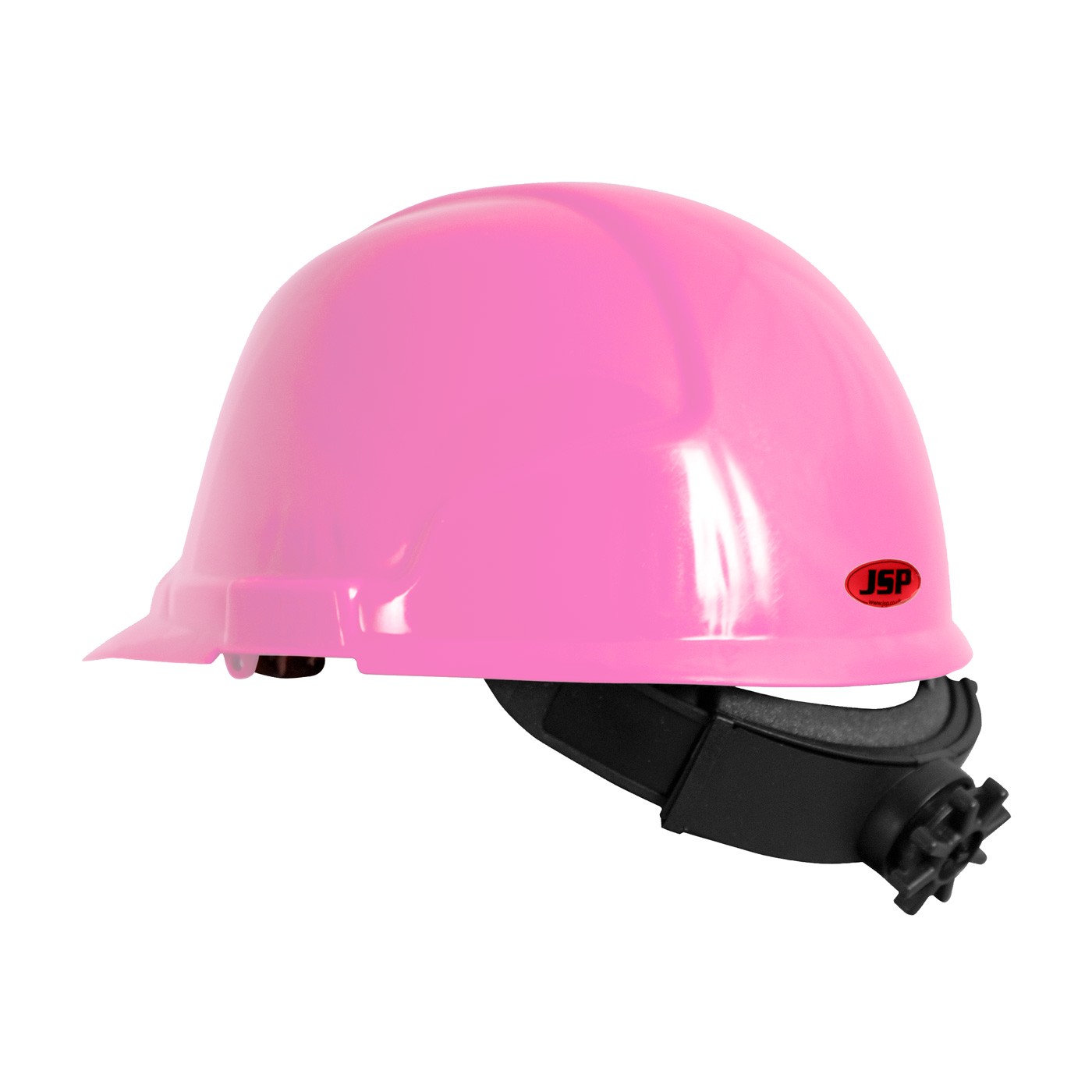 JSP Comfort Plus 5151, Pink, 6-Pt Textile Susp, Wheel Ratcht, Class G