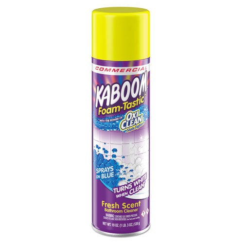 Foamtastic Bathroom Cleaner, Fresh Scent, 19 oz Spray Can, 8/Carton