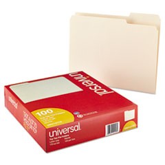 File Folders 1/3 Cut Asstd. One Ply Top Tab Manilla 100/BX