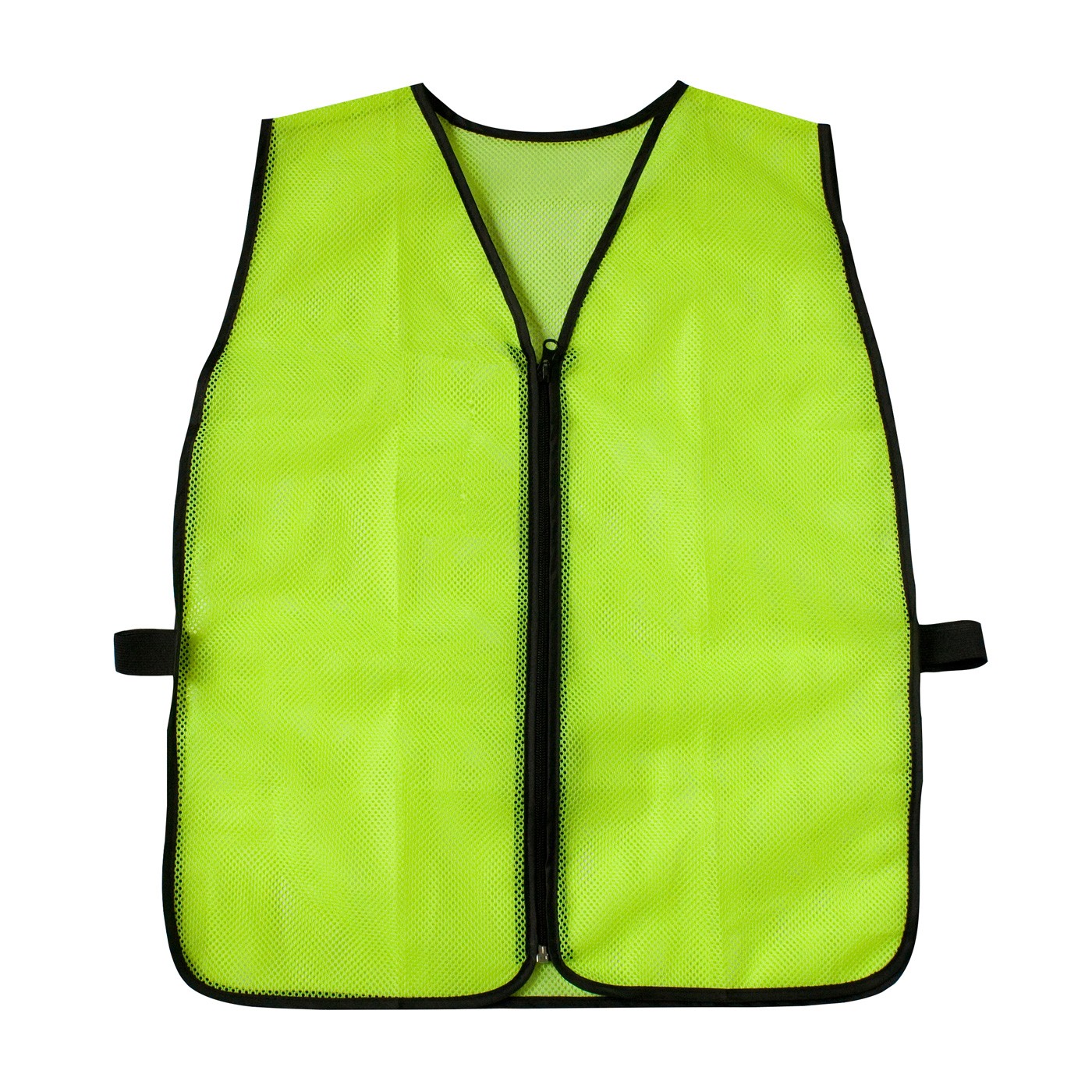 Non-ANSI Mesh Safety Vest, LY, H&L Closure, OSFM