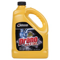Drain Cleaner Max Gel Clog Drano Bleach Scent 4/128OZ